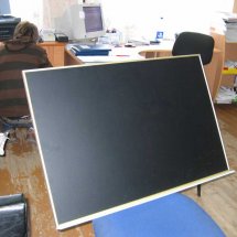 стенд для писания мелом. Цвет пленки черный, как видите