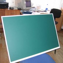 стенд для писания мелом. Цвет пленки королевский английский, он же школьный, он же зеленый