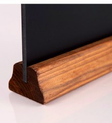 Тейбл-тент с лого, ценник черный меловой купить Минск - Infostend 920103